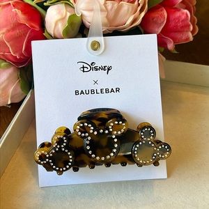 Disney X BAUBLEBAR Mickey Mouse Tortoiseshell Crystal Embellished Hair Claw Clip